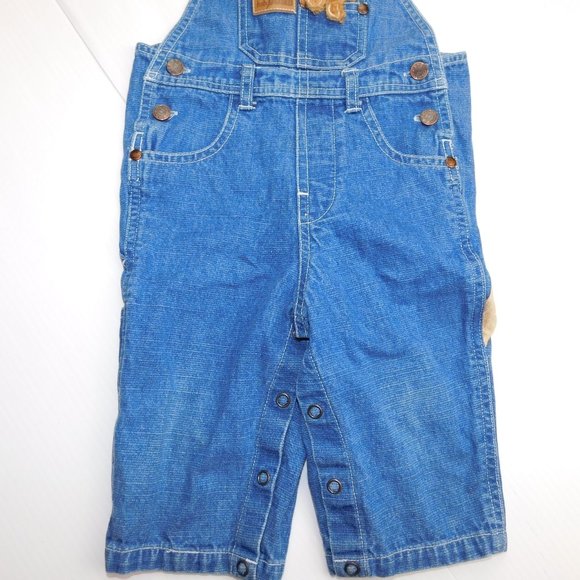 Baby Gund 12 months Denim Teddy bear overalls - Picture 6 of 9